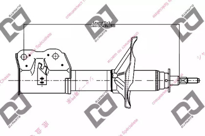 Амортизатор DJ PARTS DS1147GS